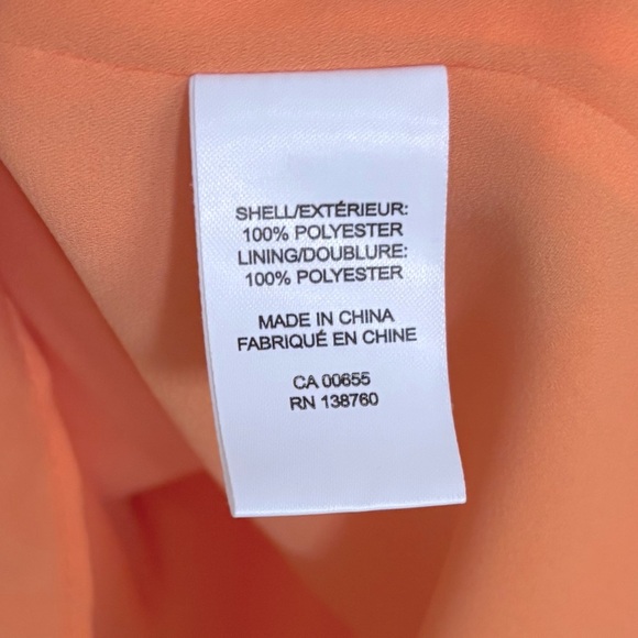 RW&CO.| Vibrant Tangerine Silky Lightweight Flowy Camisole Blouse Sz M - Picture 5 of 6